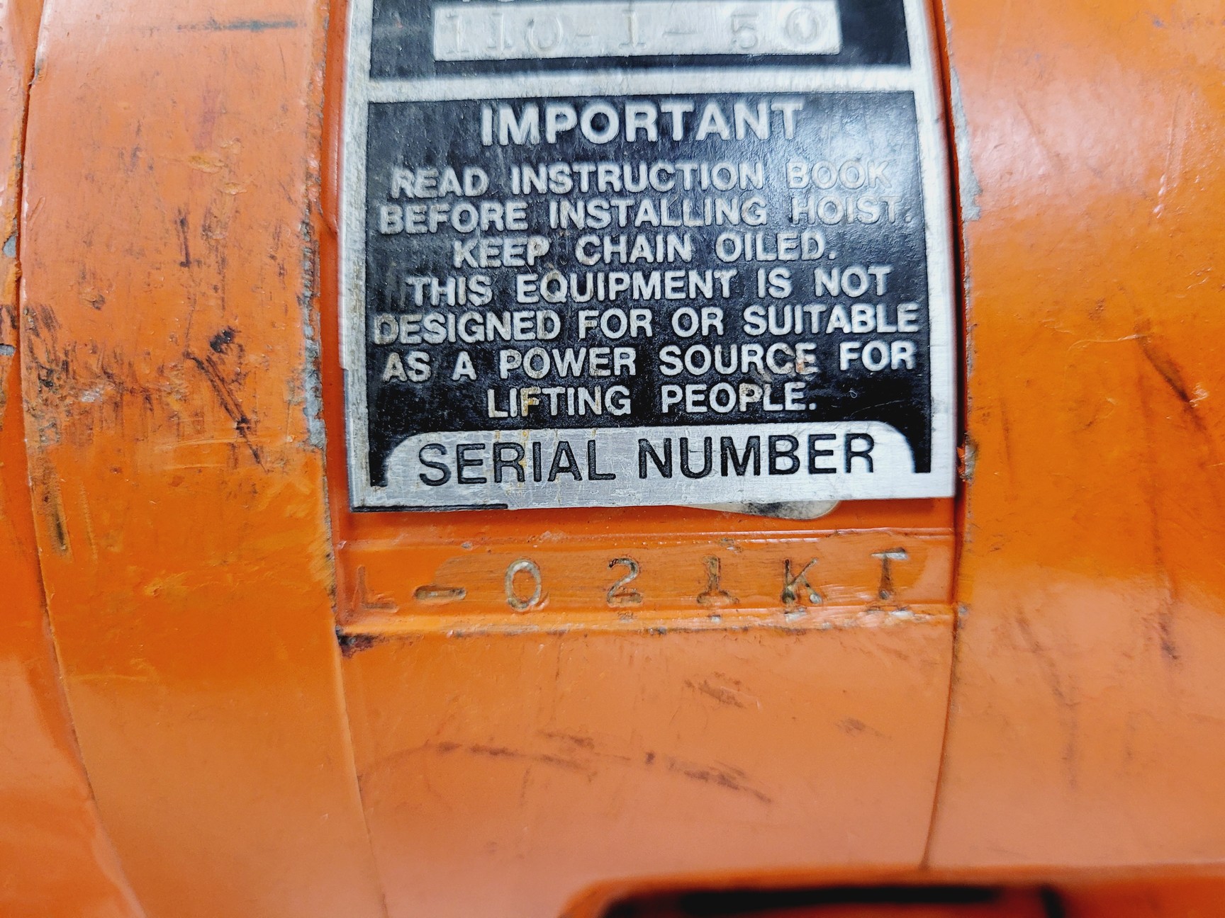 Image of CM Lodestar RT Electric Chain Hoist 3 Ton Max 3000kg
