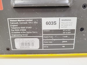 Thumbnail image of Watson Marlow 603S Peristaltic Pump Lab