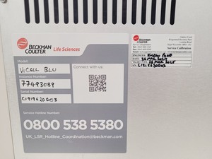 Thumbnail image of Beckman Coulter Model Vi-CELL BLU Cell Viability Analyzer (2020)