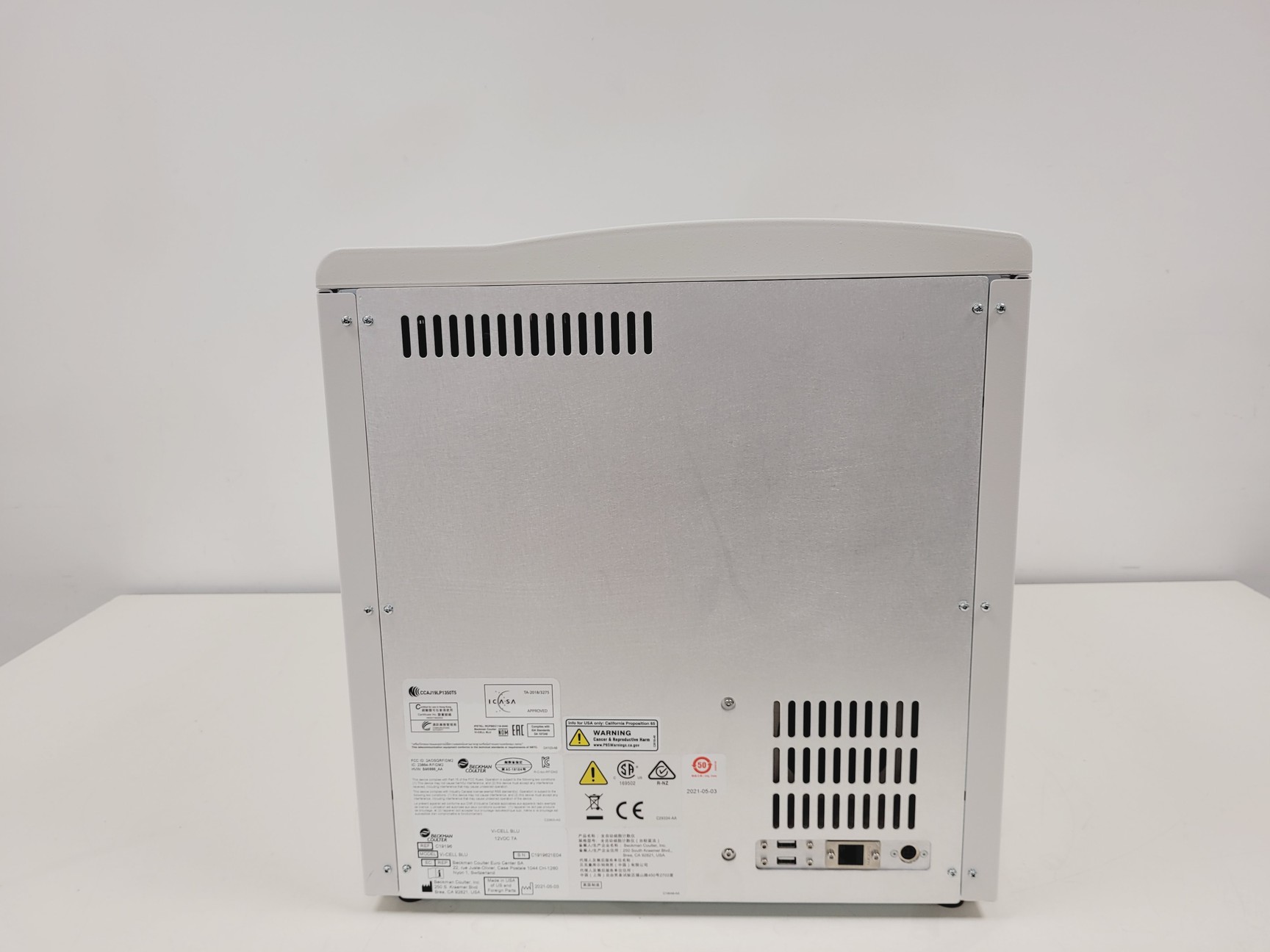 Image of Beckman Coulter Vi-CELL BLU Cell Viability Analyzer Lab (2021)