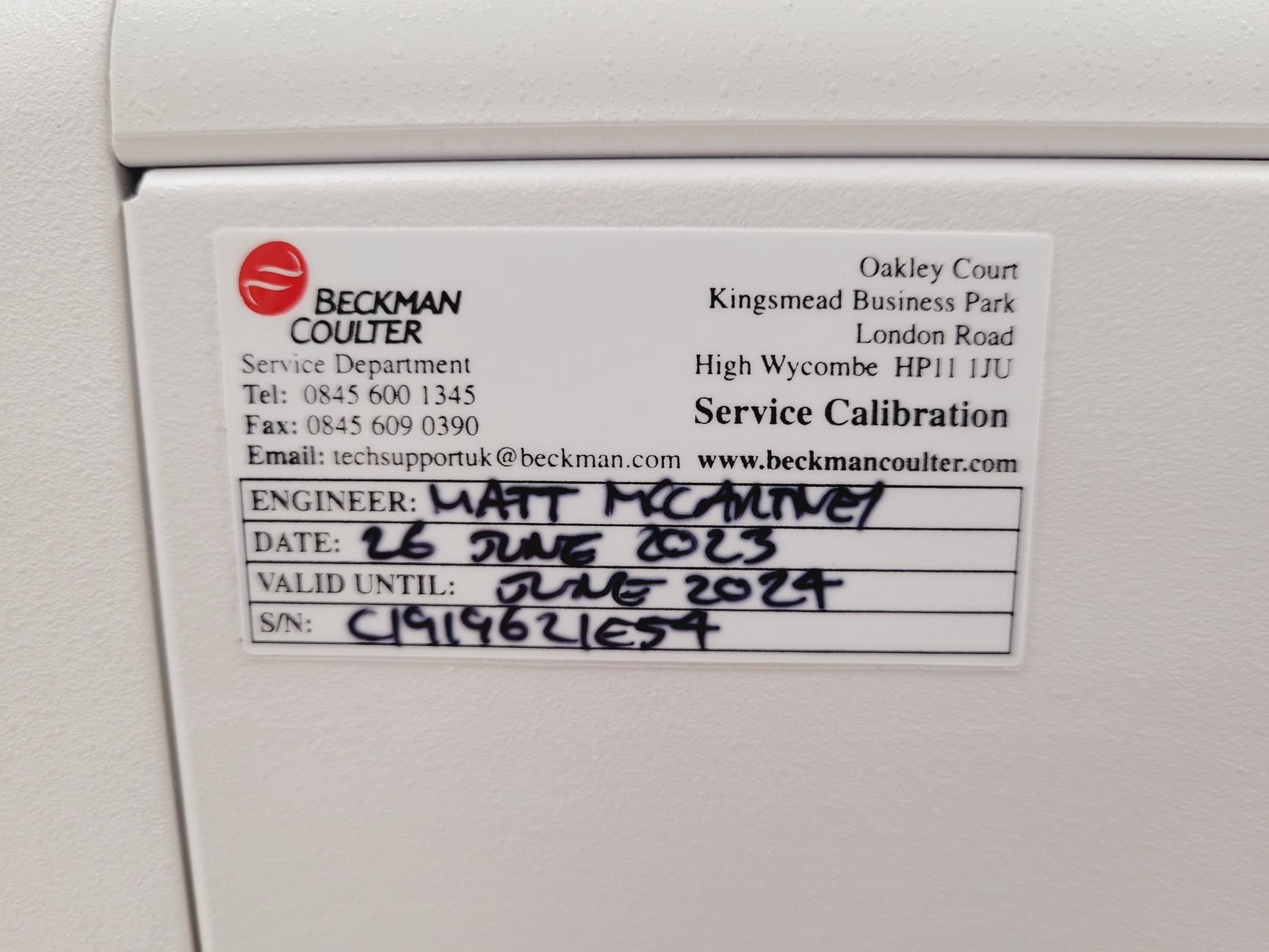 Image of Beckman Coulter Type Vi-CELL BLU Cell Viability Analyzer (2021)