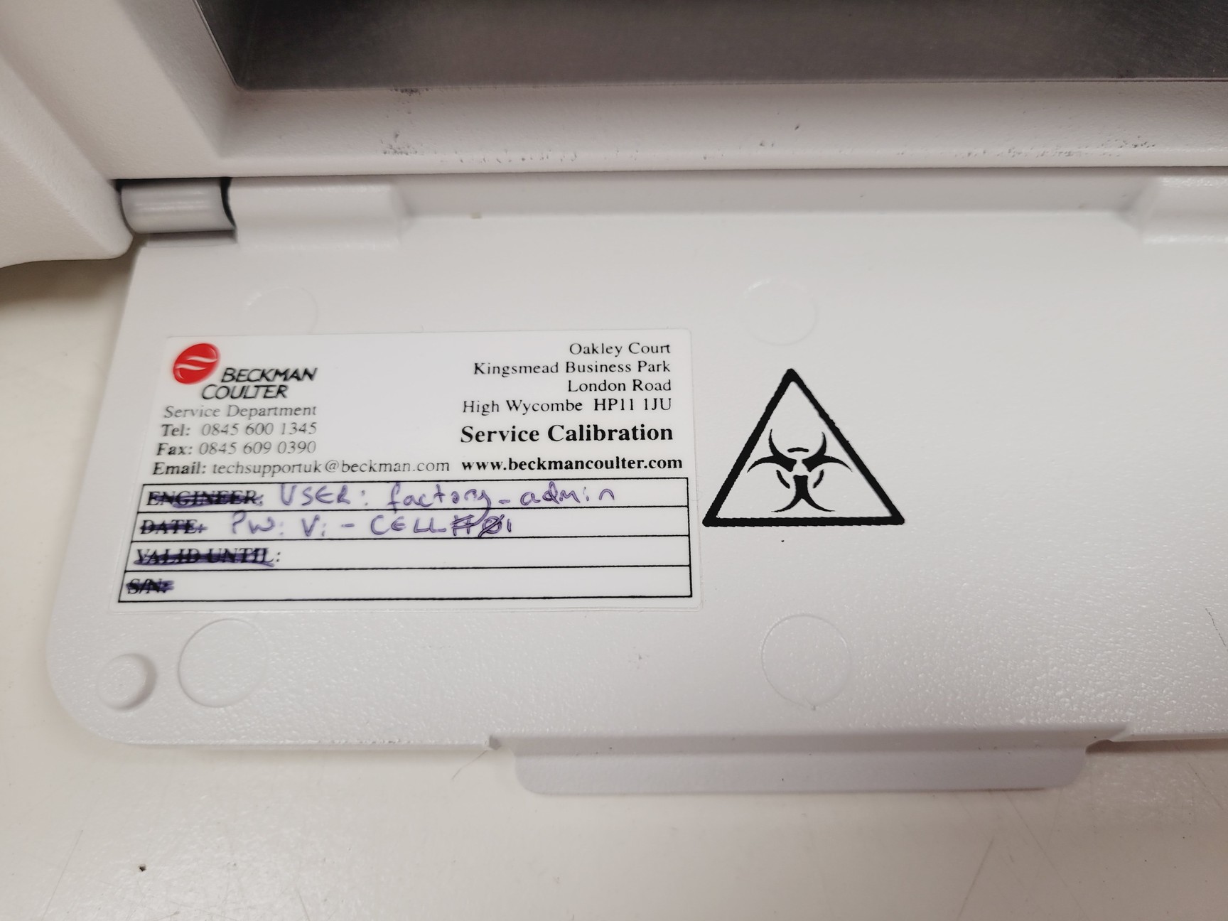 Image of Beckman Coulter Type Vi-CELL BLU Cell Viability Analyzer (2021)