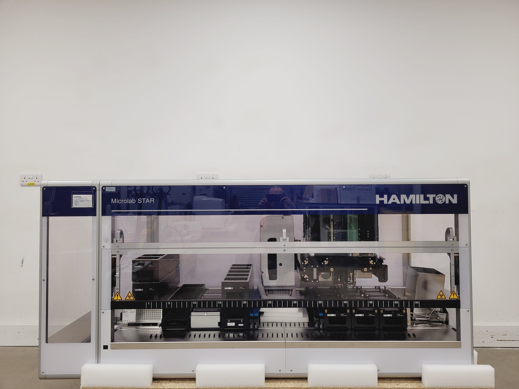 Image of Hamilton Microlab STAR Liquid Handler SPAN-8 96-Well Dispensing Head Lab