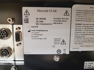 Thumbnail image of Hamilton Microlab STAR Liquid Handler SPAN-8 96-Well Dispensing Head Lab