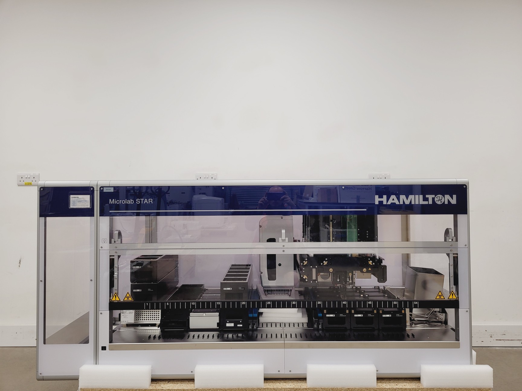 Image of Hamilton Microlab STAR Liquid Handler SPAN-8 96-Well Dispensing Head Lab