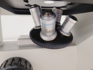 Thumbnail image of Leica DMIL LED Microscope w/ 4 x Objectives (PH1, PHO) & MC170HD Camera Lab