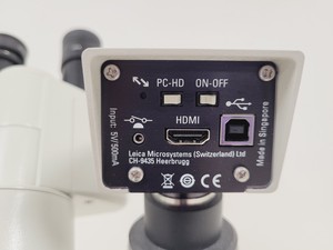 Thumbnail image of Leica DMIL LED Microscope w/ 4 x Objectives (PH1, PHO) & MC170HD Camera Lab