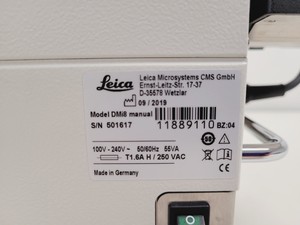 Thumbnail image of Leica DMi8 Inverted Microscope w/ Tiltable Transmitted Light Arm & 5 x Objective