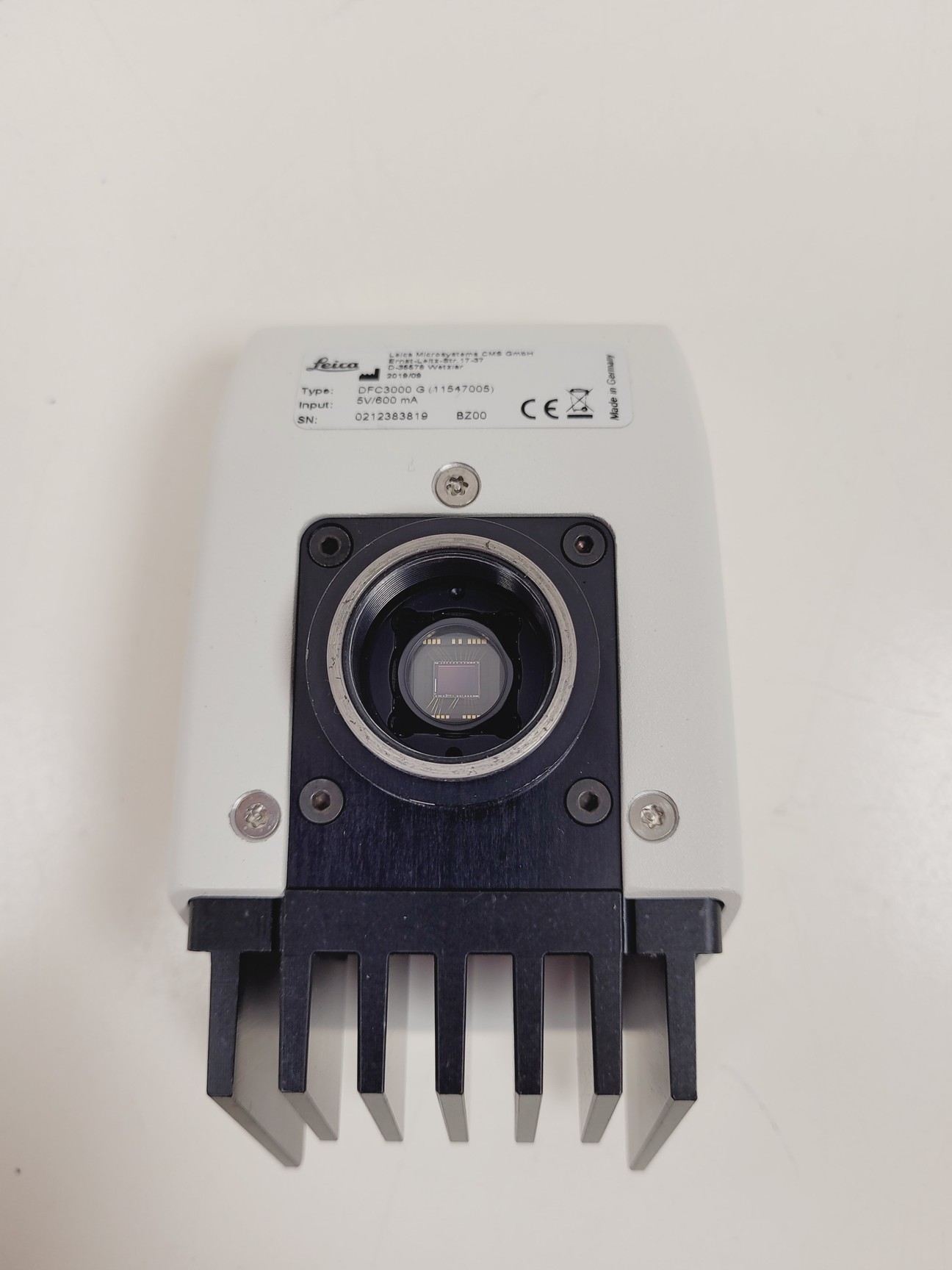 Image of Leica DMi8 Inverted Microscope w/ Tiltable Transmitted Light Arm & 5 x Objective
