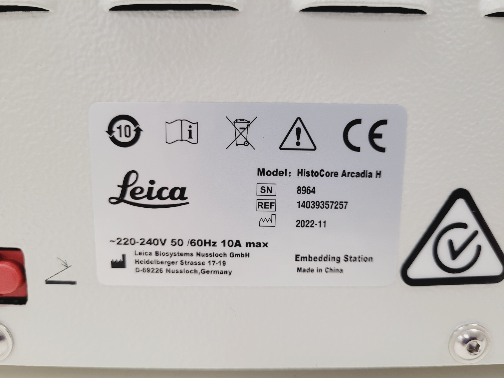 Image of Leica HistoCore PEARL Tissue Processor With HistoCore Arcadia H & C Lab (2022)