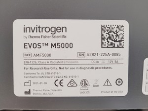 Thumbnail image of Invitrogen By Thermo Fisher Scientific EVOS M5000 Imaging System Lab