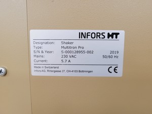 Thumbnail image of Infors HT Multitron/Pro Triple Stack Shaking Co2 Incubators w/ Humidity Lab