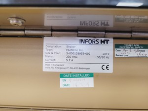 Thumbnail image of Infors HT Multitron/Pro Triple Stack Shaking Co2 Incubators w/ Humidity Lab