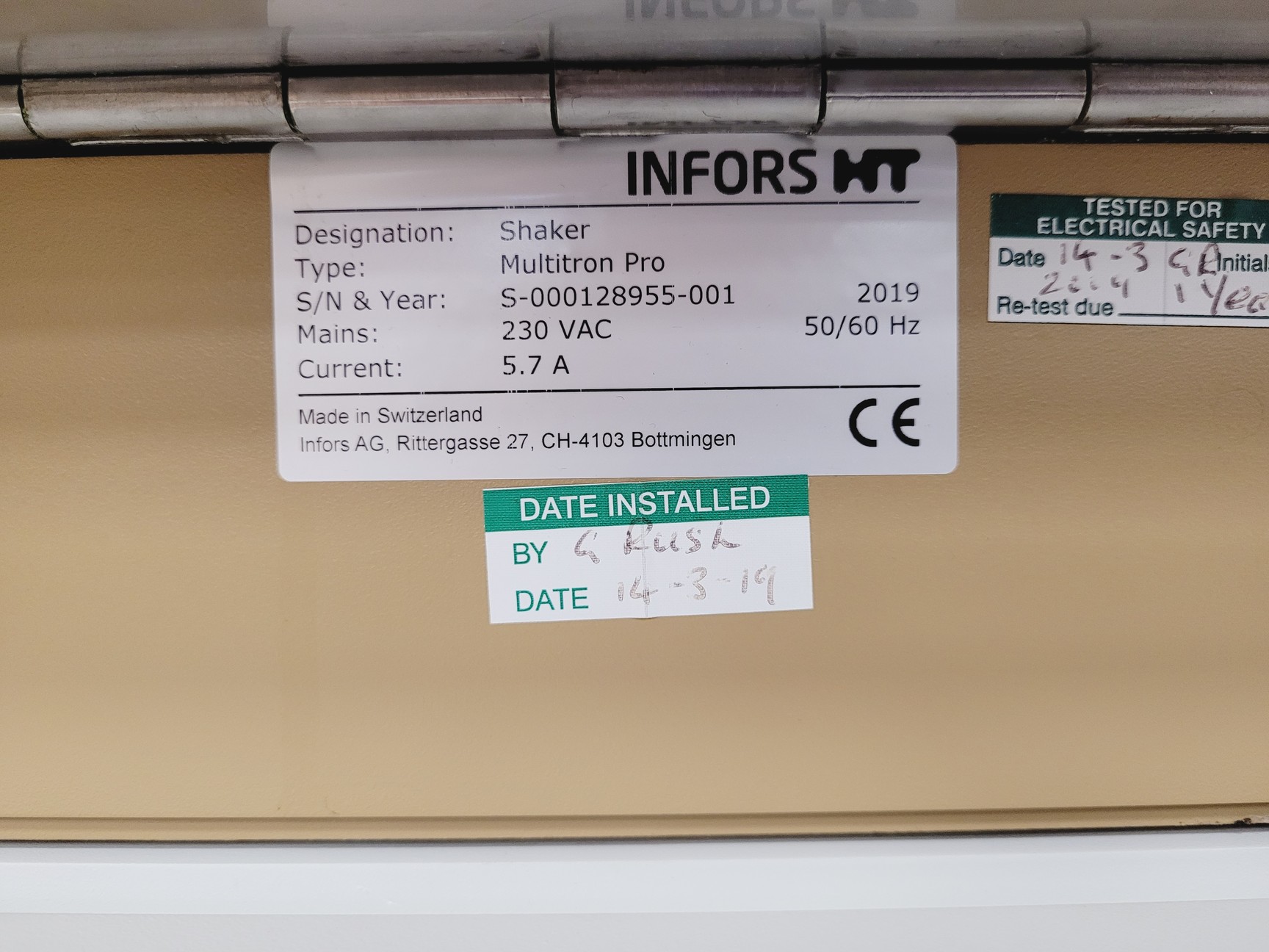 Image of Infors HT Multitron/Pro Triple Stack Shaking Co2 Incubators w/ Humidity Lab