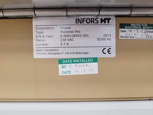 Thumbnail image of Infors HT Multitron/Pro Triple Stack Shaking Co2 Incubators w/ Humidity Lab