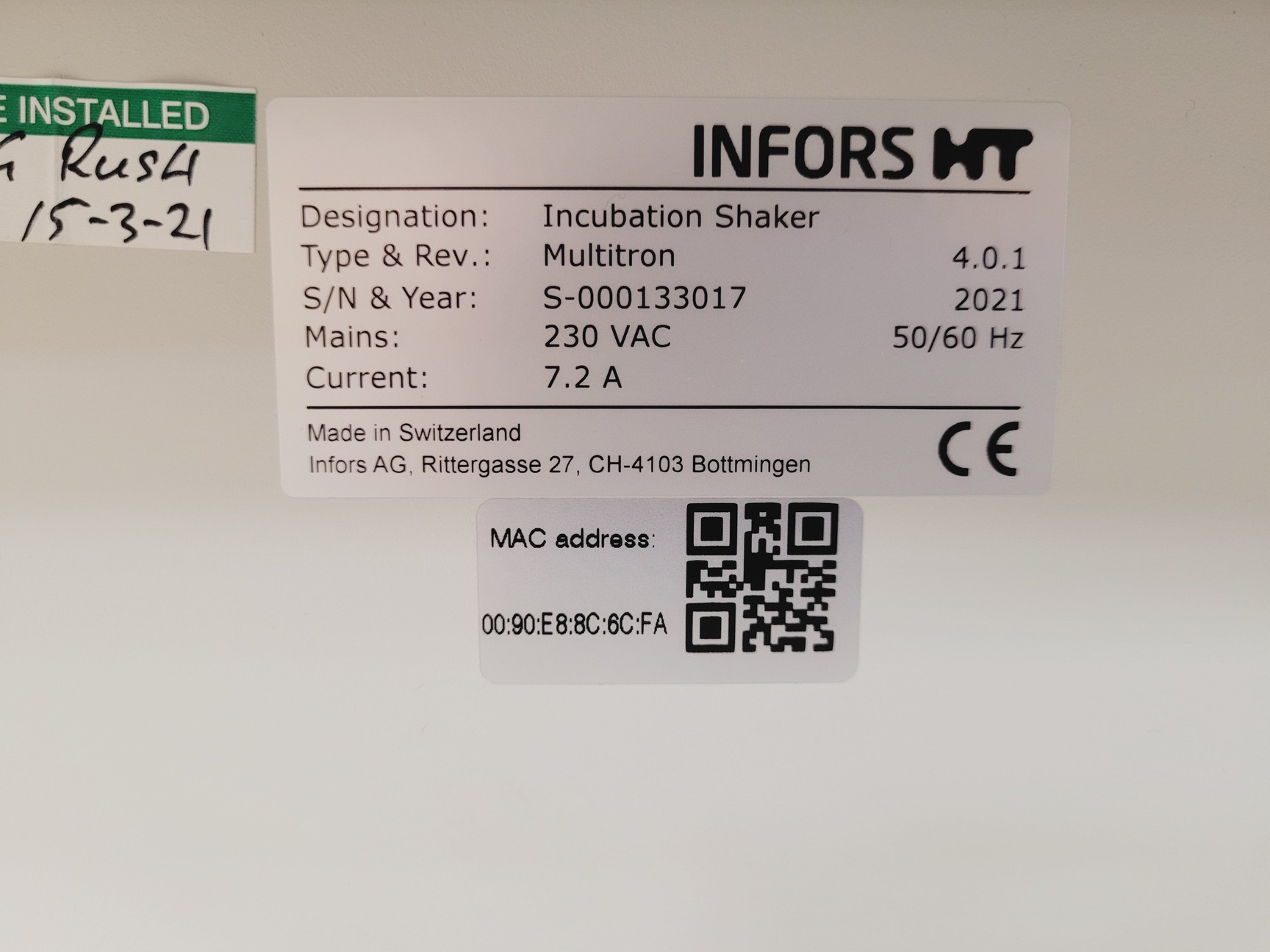 Image of Infors HT Multitron/Pro Triple Stack Shaking Co2 Incubators w/ Humidity Lab