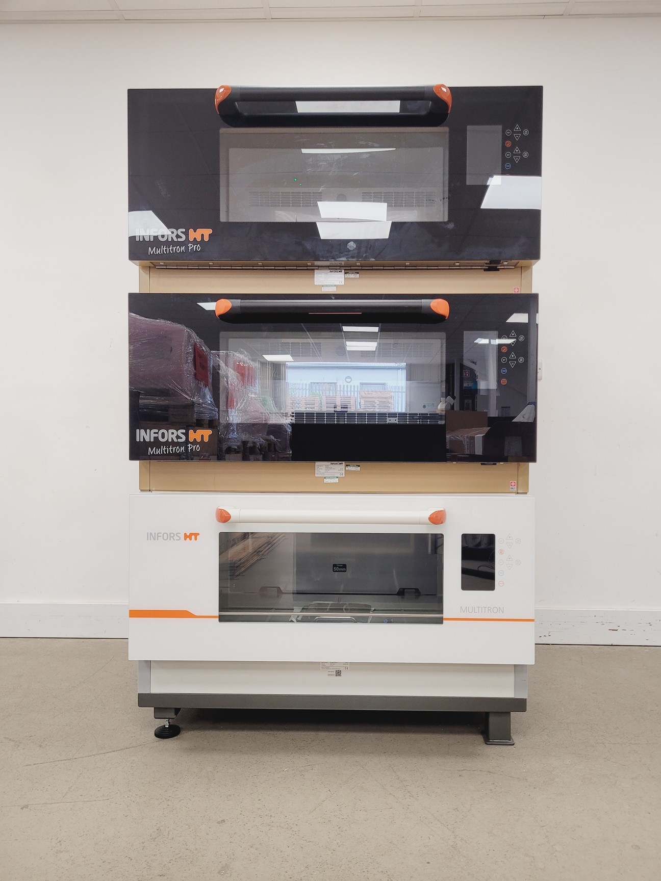 Image of Infors HT Multitron/Pro Triple Stack Shaking Co2 Incubators w/ Humidity Lab