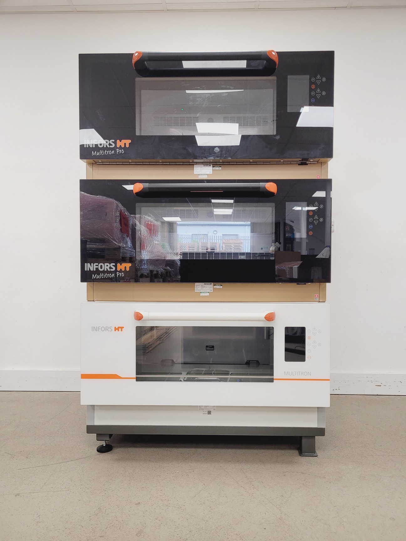 Image of Infors HT Multitron/Pro Triple Stack Shaking Co2 Incubators w/ Humidity Lab