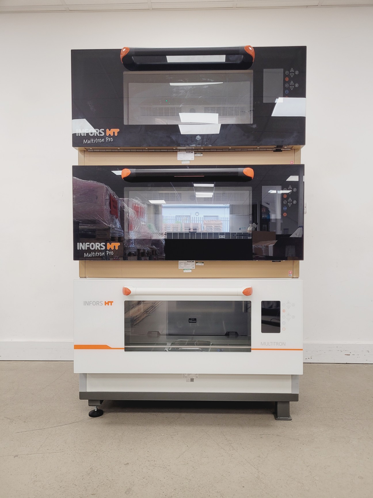 Image of Infors HT Multitron/Pro Triple Stack Shaking Co2 Incubators w/ Humidity Lab