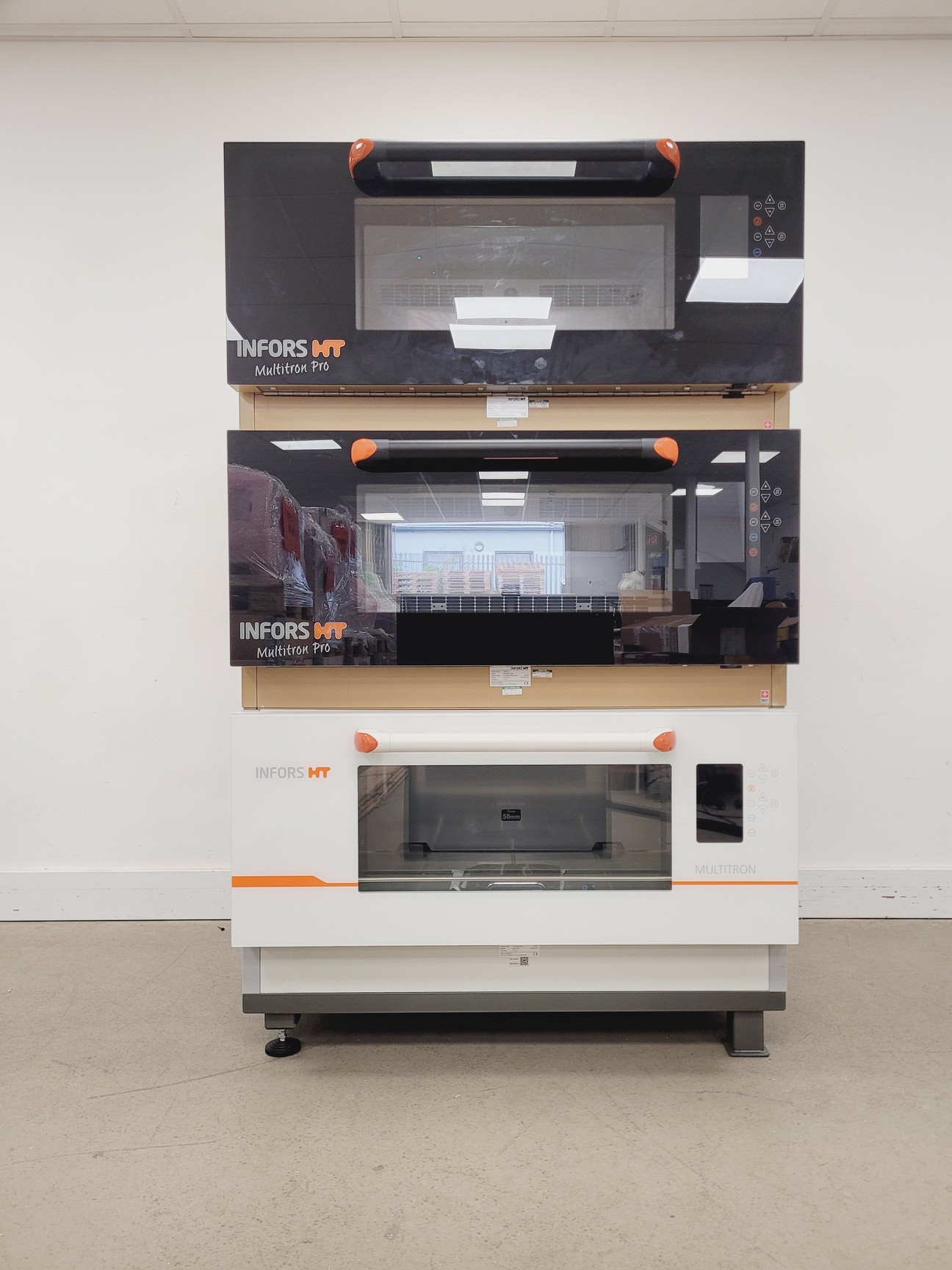 Image of Infors HT Multitron/Pro Triple Stack Shaking Co2 Incubators w/ Humidity Lab