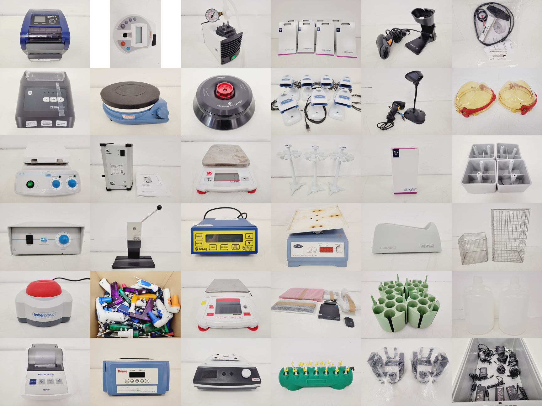 Image of Mixed Job Lot of Laboratory Equipment -  Eppendorf, Fisherbrand, Thermo, Gilson