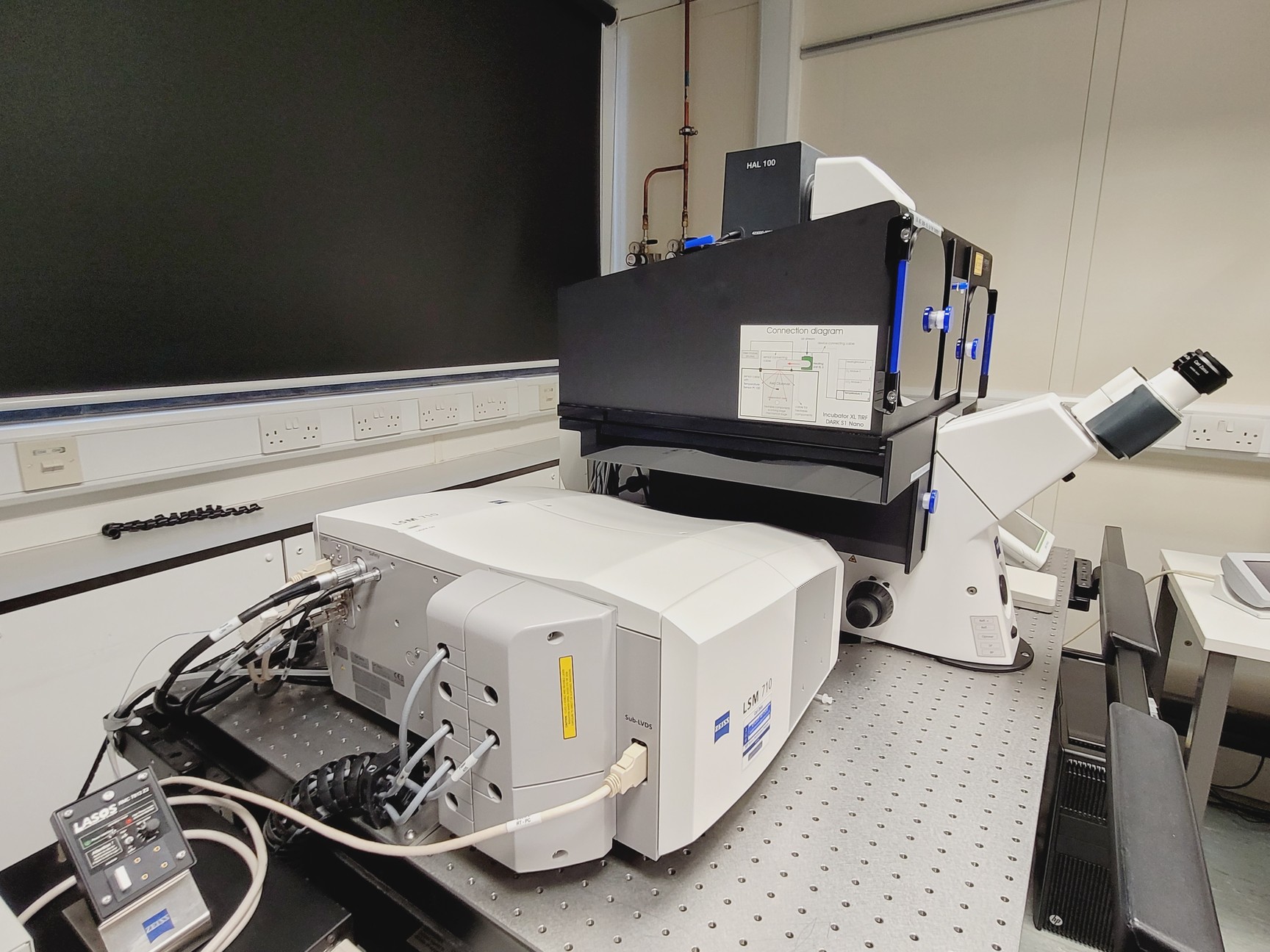 Image of Zeiss LSM710 Confocal with Elyra PS.1 Superresolution Microscope