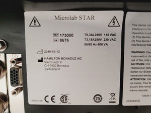 Thumbnail image of Hamilton Microlab Star Liquid Handling Robot