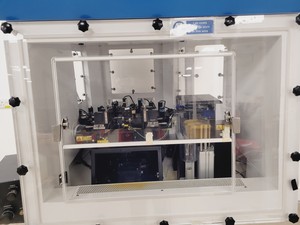 Thumbnail image of Beckman Coulter MoFlo Laser Cytomation System w/ MSC Class II Safety Cabinet S/R