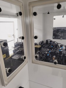 Thumbnail image of Beckman Coulter MoFlo Laser Cytomation System w/ MSC Class II Safety Cabinet S/R