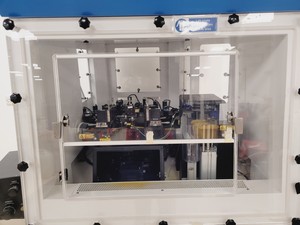Thumbnail image of Beckman Coulter MoFlo Laser Cytomation System w/ MSC Class II Safety Cabinet S/R