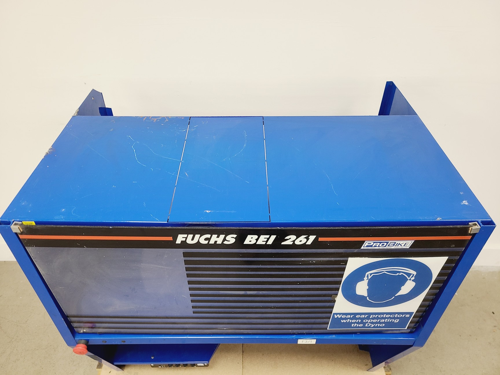 Image of ProBike Fuchs BEI261 Bike Dyno w/ Eddy Current Brake, Ramp & Hydrovane Pump