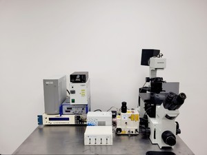 Thumbnail image of Olympus IX-70 Inverted Confocal Microscope System with LSR UltraVIEW Scanner Lab