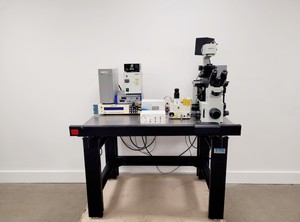Thumbnail image of Olympus IX-70 Inverted Confocal Microscope System with LSR UltraVIEW Scanner Lab