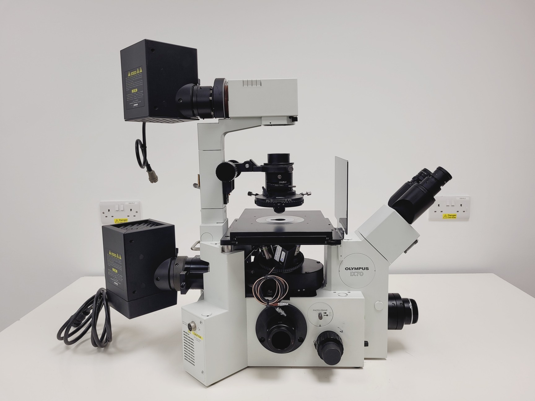 Image of Olympus IX-70 Inverted Confocal Microscope System with LSR UltraVIEW Scanner Lab