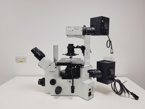 Thumbnail image of Olympus IX-70 Inverted Confocal Microscope System with LSR UltraVIEW Scanner Lab