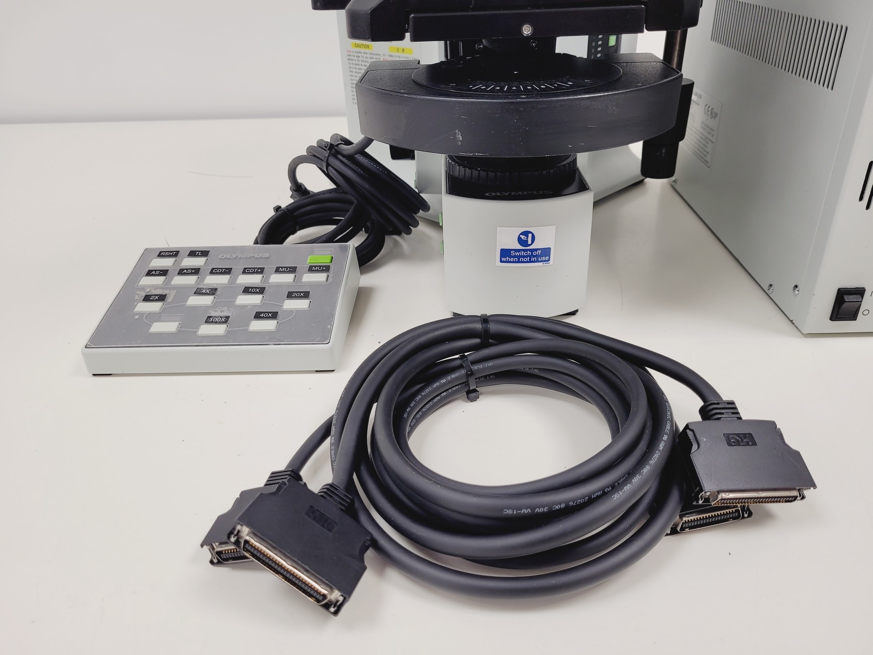Image of Olympus BX61 BX61TRF Motorized Microscope w/ BX-RFAA, BX-UCB Spares/Repair