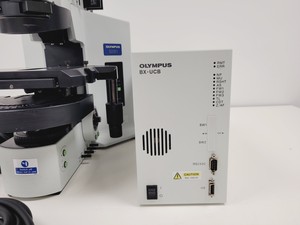 Thumbnail image of Olympus BX61 BX61TRF Motorized Microscope w/ BX-RFAA, BX-UCB Spares/Repair