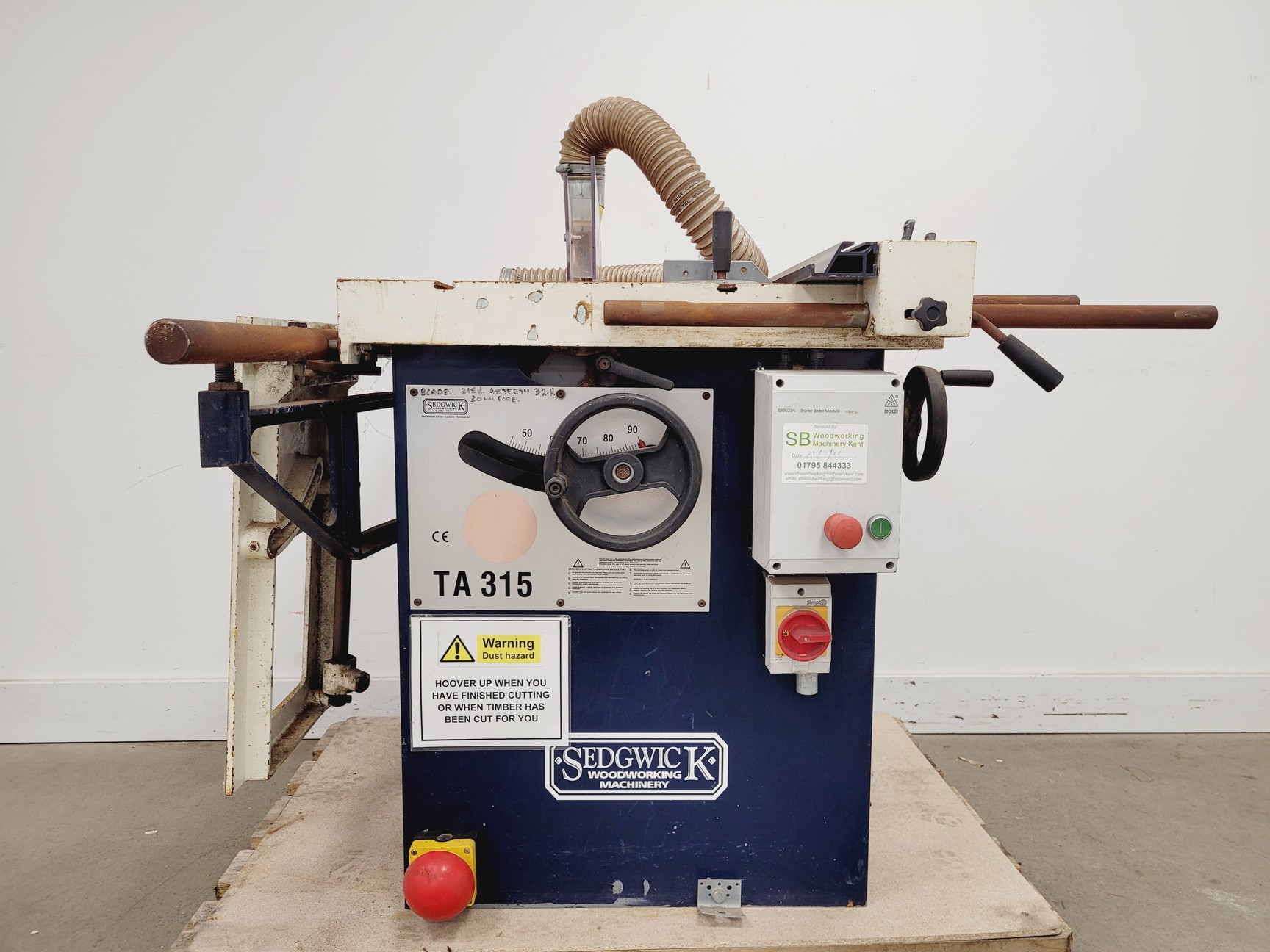 Image of Sedgwick Woodworking Machinery TA 315 Table Saw