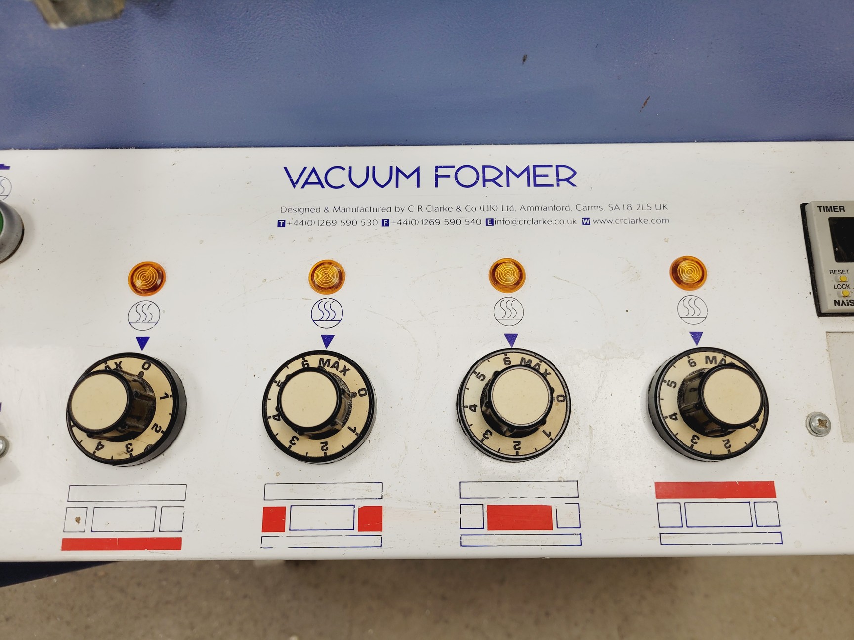 Image of CR Clarke 1820 Vacuum Former Machine 230v 