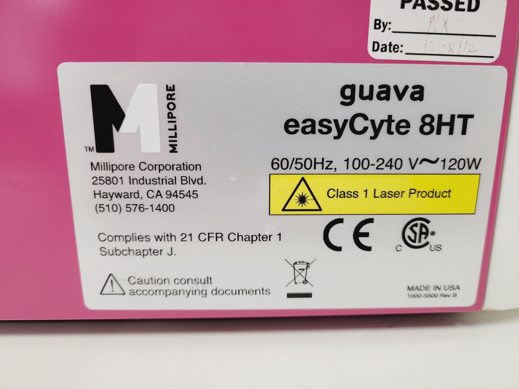 Image of Millipore Guava easyCyte 8HT Flow Cytometer