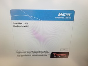 Thumbnail image of Thermo Scientific Matrix PlateMate 2X3 System w/ PC & Software Lab