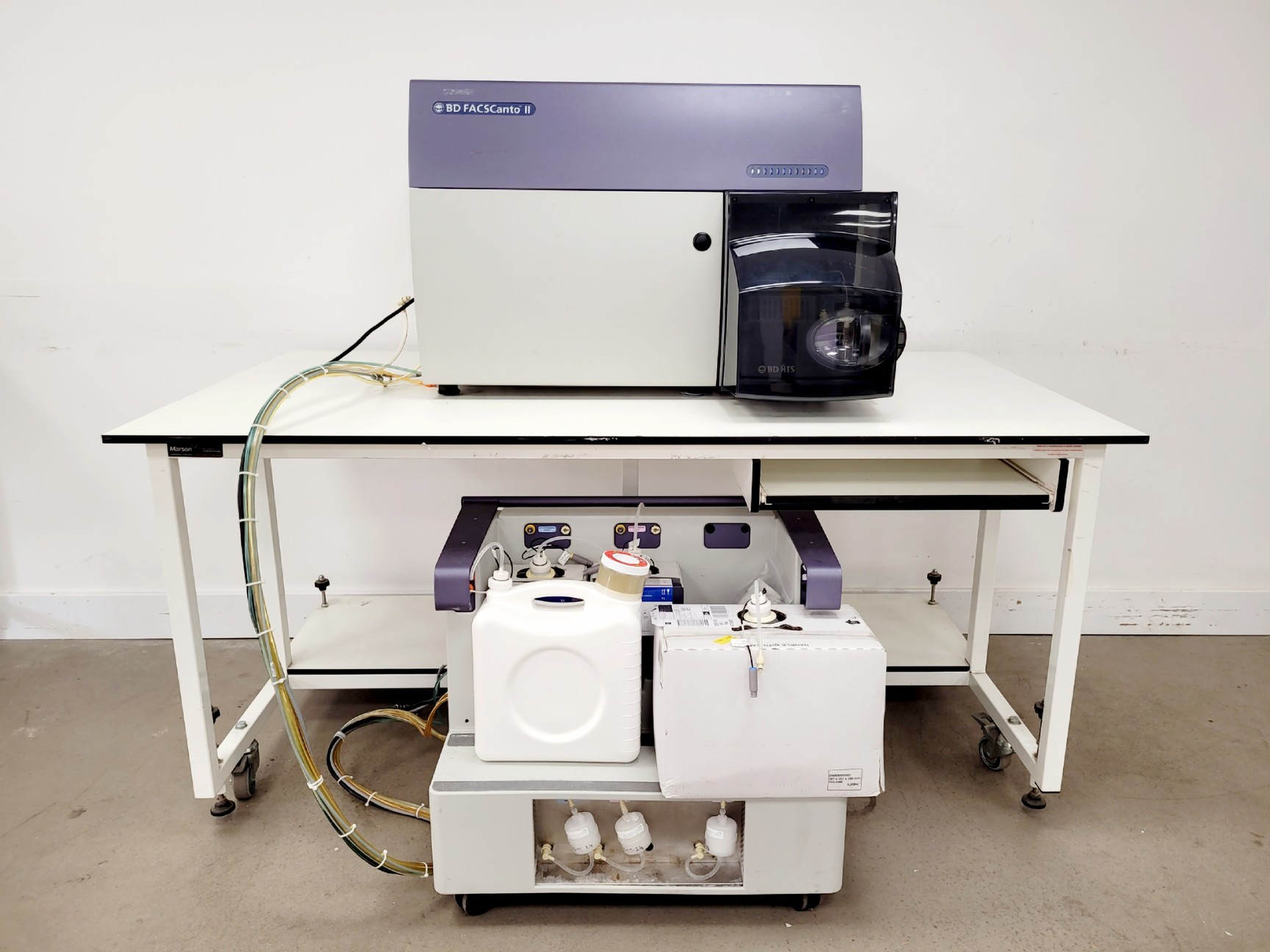 Image of BD FACSCanto II Flow Cytometer with Fluidics Cart - Spares/Repair