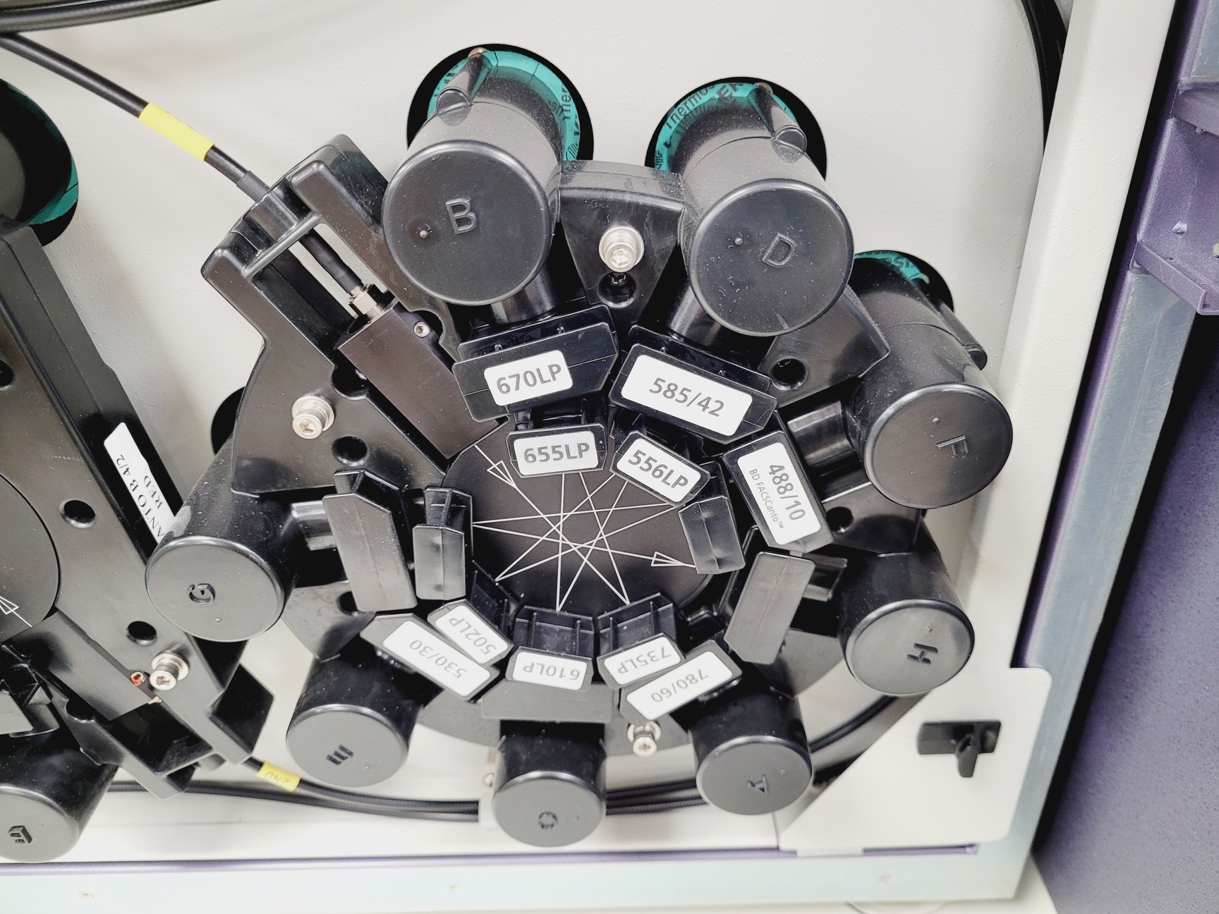 Image of BD FACSCanto II Flow Cytometer with Fluidics Cart - Spares/Repair