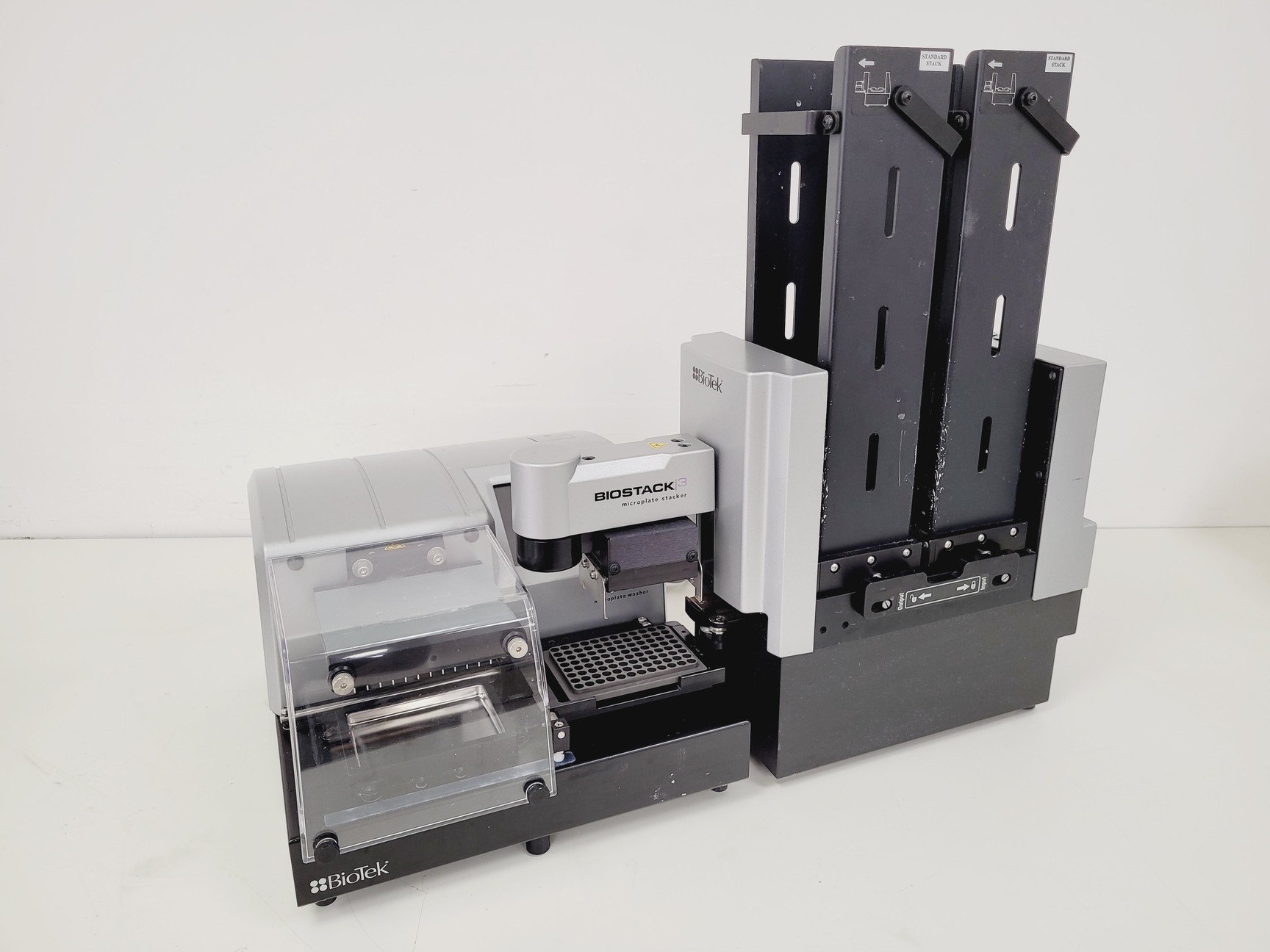 Image of BioTek 405 TS Microplate Washer w/ Biostack 3 Microplate Stacker & Vacuum Pump 2