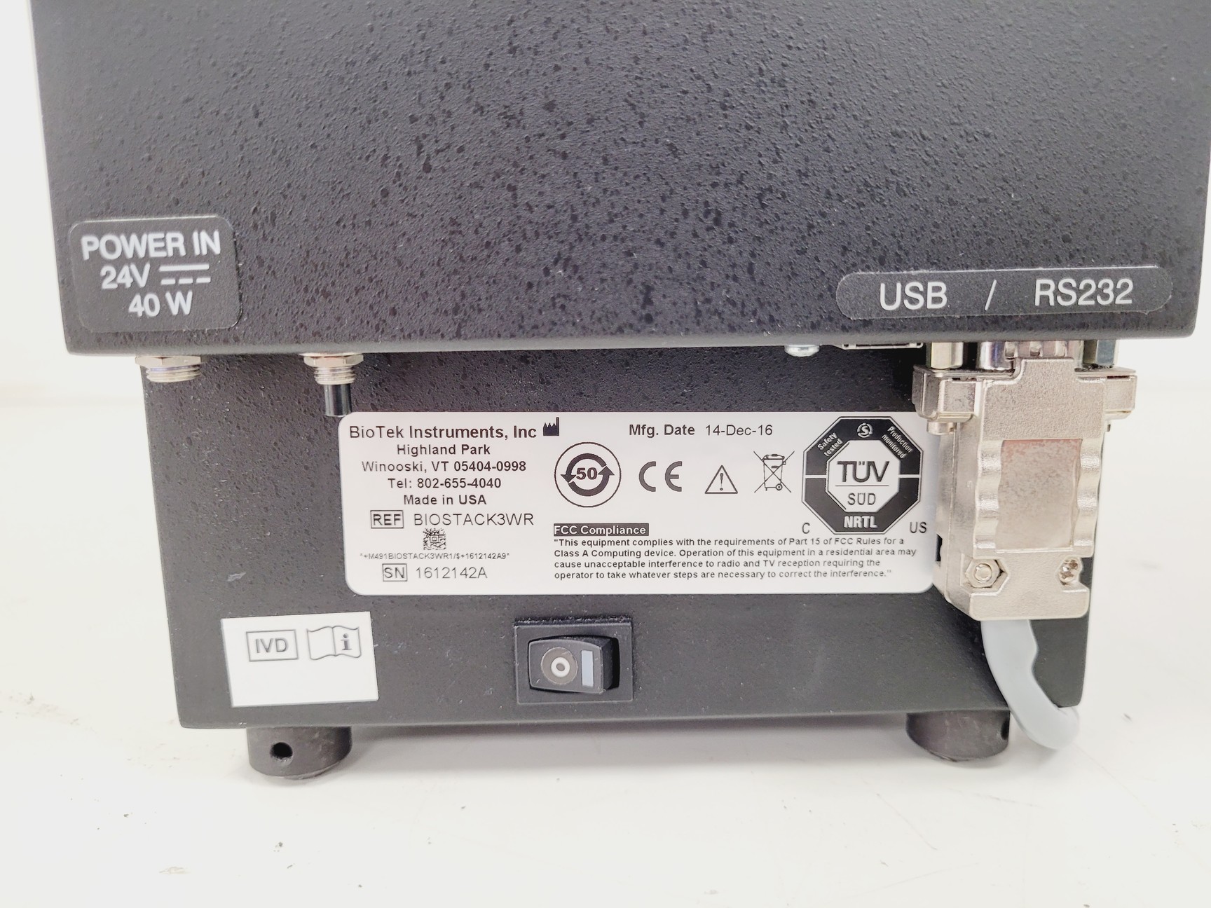 Image of BioTek 405 TS Microplate Washer w/ Biostack 3 Microplate Stacker & Vacuum Pump 2