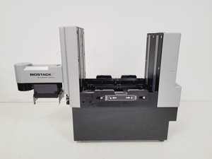 Thumbnail image of BioTek 405 TS Microplate Washer w/ Biostack 3 Microplate Stacker & Vacuum Pump 2