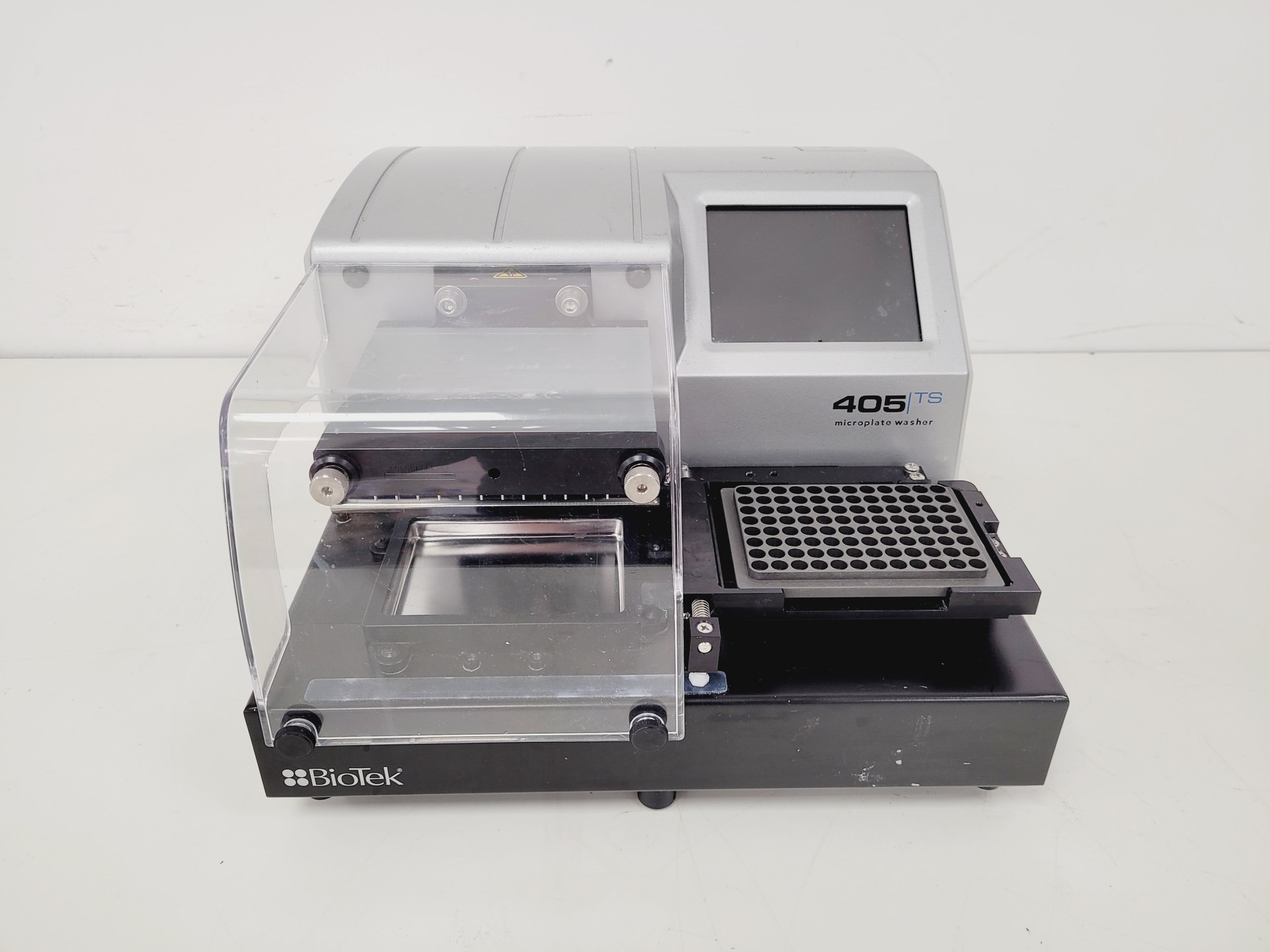 Image of BioTek 405 TS Microplate Washer w/ Biostack 3 Microplate Stacker & Vacuum Pump 2