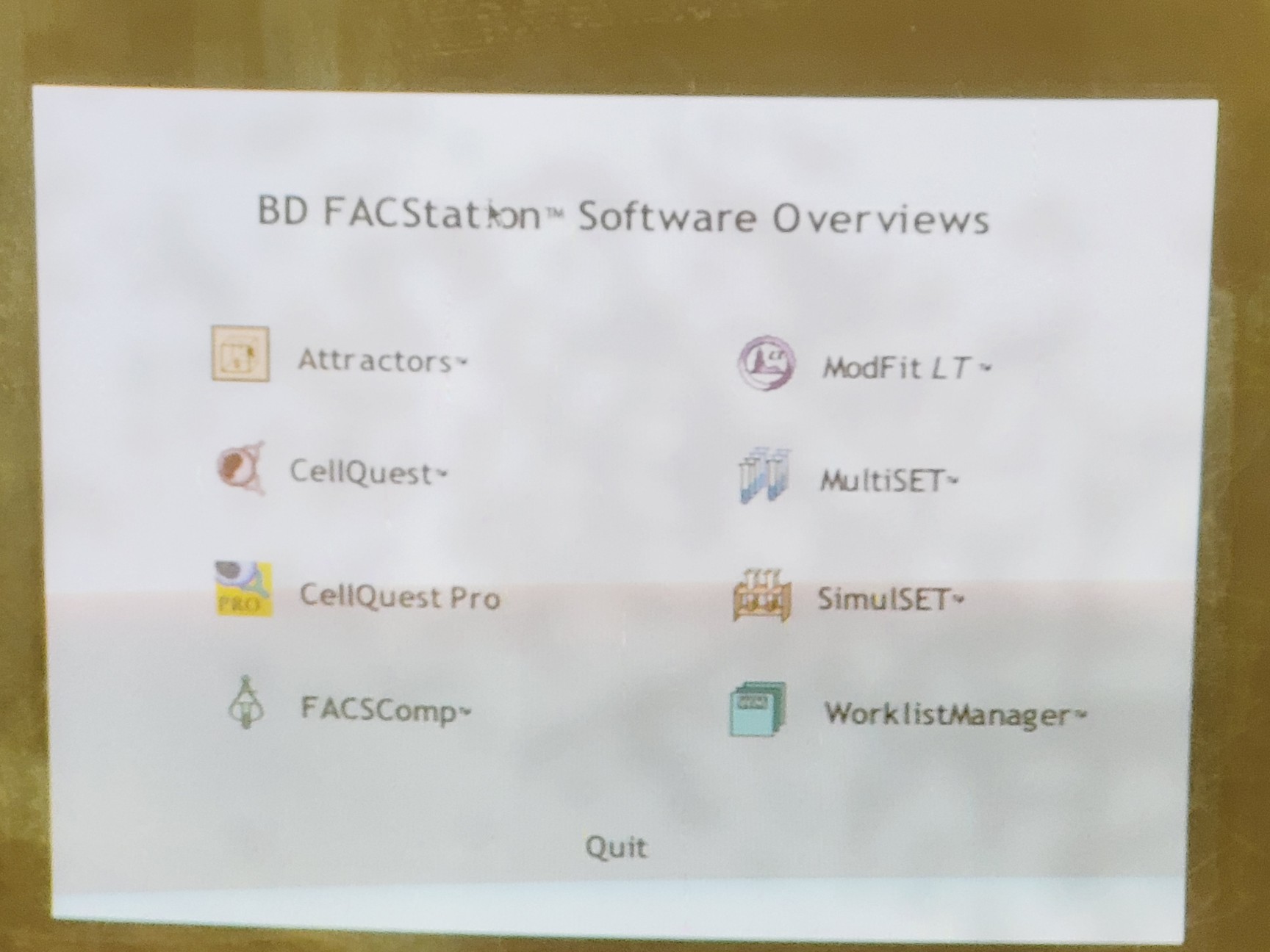 Image of Beckton Dickinson FACSCalibur System w/ Workstation - ModFit L Software Lab