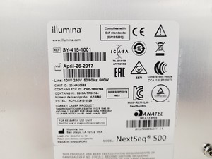 Thumbnail image of Illumina NextSeq 500 System Whole-Genome Sequencing Lab