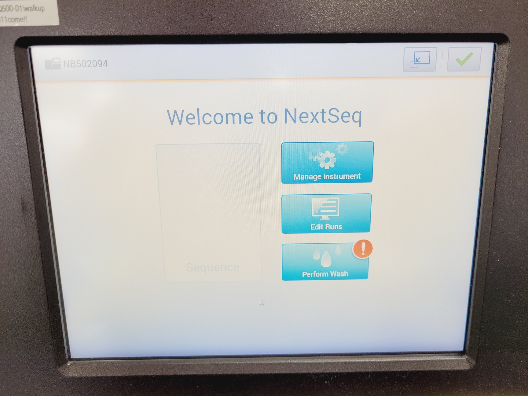 Image of Illumina NextSeq 500 System Whole-Genome Sequencing Lab